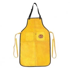 2-Pocket Leather Welding Apron by Graintex